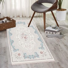 Halı Home Halı Orkis Koleksiyonu 9811A Krem Saçaklı Halı 150 x 233 cm