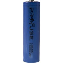 Profuse 3.7V 1500MAH 18650 Li-Ion Şarjlı Pil - Başlı