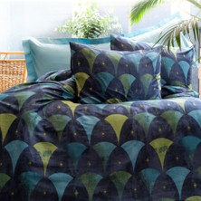 Issimo Home Golden Stamp Saten Nevresim Takımı Çift Kişilik