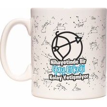 Rock'n Fox Nihayetinde Bir Yay Burcu Erkeği Kolay Yetişmiyor Burç Tasarım Kupa Bardak