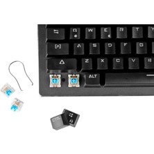 MF Product Strike 0120 Blue Switch Kablolu Rgb Gaming Mekanik Klavye Siyah