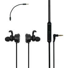 MF Product Strike 0182 Mikrofonlu Kablolu Kulak İçi Oyuncu Kulaklığı Siyah