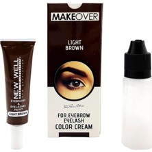 New Well Makeover Light Brown Kaş Kirpik Boyası Açık Kahverengi 15 ml