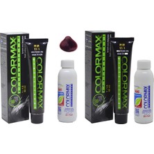 Colormax 5.62 Açık Kestane Kızıl Irisi + Oksidan Krem 90 ml 2'li