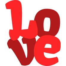 Sticker Fabrikası I Love Seni Seviyorum Sticker 00045