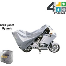 UygunPlus Yamaha Ybr 125 Motosiklet Örtü Branda Arka Çanta Uyumlu