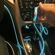 Unikum Araç Içi Torpido Ledi Ip LED 2 Metre Buz Mavisi