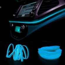 Unikum Araç Içi Torpido Ledi Ip LED 2 Metre Buz Mavisi