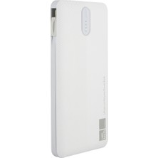 Nettech NT-PW08 10000 Mah Taşınabilir Hızlı Şarj Cihazı -37 W 2 In 1 Micro USB Lightning Data Kablo 2 Çıkışlı Powerbank