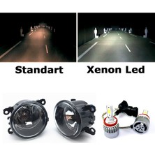 Uygunplus Ford Fiesta 2003 Model Beyaz Led Xenon Sis Farı Seti Premium Serisi