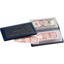 Leuchtturm Kağıt Para Cep Albümü 170 182 x 92 mm 20 Yaprak Dışdan Dışa Albüm Boyutu 205 x 120 mm