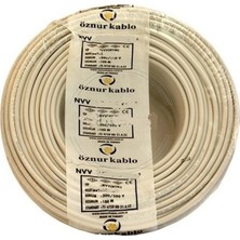 Öznur 2 x 1,5 Antigron Kablo 2 m Tam Bakır Nym