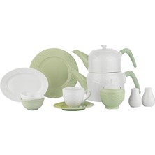 Schafer Haben Kahvaltı Takımı - 32 Parça - Yeşil
