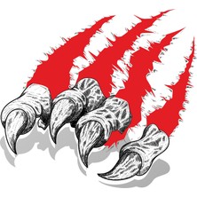 Sticker Fabrikası Pençe Sticker 00178