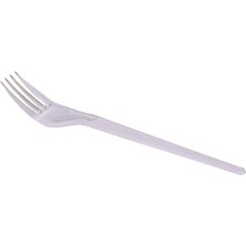 Çelikpençe Çeli̇kpençe Ekonomik Şeffaf Plastik Çatal Kullan At 100'lü