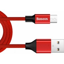 Baseus Yiven Kırmızı Micro USB Kablo 150 cm CAMYW-B09