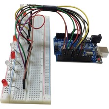 NCT Robotik Arduino Kara Şimşek Yürüyen Işık Projesi