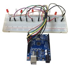 NCT Robotik Arduino Kara Şimşek Yürüyen Işık Projesi