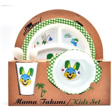 Veletto Bebek Mama Tabağı Tavşan 5'li Set