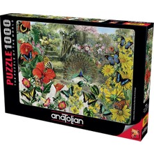 Anatolian 1000 Parça Bahçedeki Tavuskuşu Puzzle - Barbara Behr