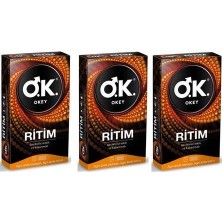 Okey Ritim Prezervatif 10'lu 3 Adet