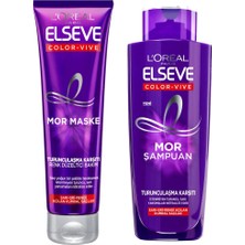 Elseve Loreal Elseve Color - Vive Silver Mor Şampuan 200 ml - Maske 150 ml