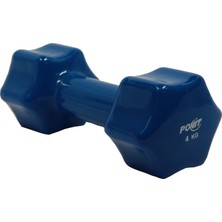 Povit 4 kg Vinly Dambıl Ergonomik Tasarım Dayanıklı Yapı ile Ağırlık Çalışmaları İçin Uygun