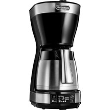 Delonghi ICM16731 Filtre Kahve Makinesi Siyah + Paket Kahve