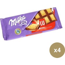 Milka Petit Lu Sütlü Tablet Çikolata 87 gr - 4'lü