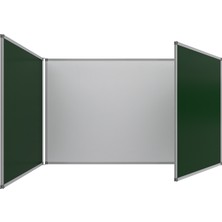 Panda Duvara Monte Kapaklı Yazı Tahtası 120 x 150 cm Yeşil