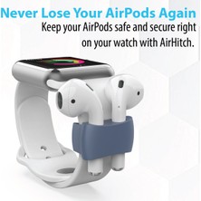 Promate Airhitch AirPods Kulaklık Tutucu Aparat Saat Kayışına Takılabilir Silikon