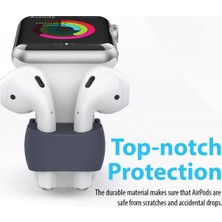 Promate Airhitch AirPods Kulaklık Tutucu Aparat Saat Kayışına Takılabilir Silikon