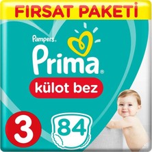 Prima Pants Külot Bez 3 No 84'lü
