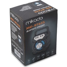 Mikado MD-BT65S 5W 800mAh 3.7V Siyah USB/TF Cart / Bluetooth Taşınabilir Speaker