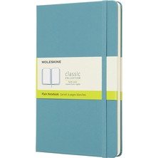 Moleskine L Boy Çizgisiz Defter Sert Kapak Mavi