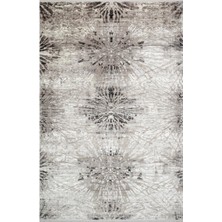 Eko Halı Porto Pt 01 Gri Siyah Akrilik Modern Salon Halısı 160 x 230 cm