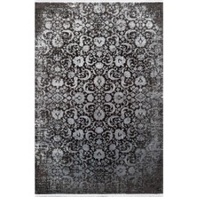 Eko Halı Cordoba Db 02 Antrasit Gri Viskon Akrilik Modern Salon Halısı 160 x 230 cm