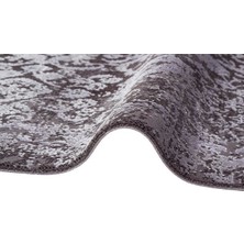 Eko Halı Cordoba Db 02 Antrasit Gri Viskon Akrilik Modern Salon Halısı 160 x 230 cm