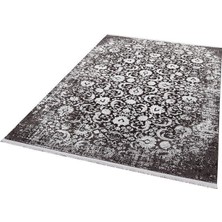 Eko Halı Cordoba Db 02 Antrasit Gri Viskon Akrilik Modern Salon Halısı 160 x 230 cm