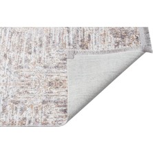 Eko Halı Sateen St 08 Bej Gold Yıkanabilir Kaymaz Taban Ince Halı Kilim 160 x 230 cm