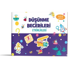 Evde Etkinlik Kitap Seti -4 - 6 Yaş(Düşünme Becerileri, Mantık ve Muhakeme, Yaratıcılık ve Hayal Gücü)