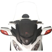 GP Suzuki Burgman 650 Uyumlu Ön Cam 2013-2018 Şeffaf