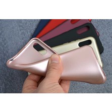 Case 4U Huawei Y6 2019 Kılıf Klasik Mat Renkli Yumuşak Premier Silikon + Cam Ekran Koruyucu Siyah