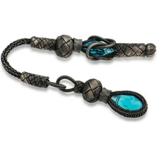 ​Inure Jewelry 1000 Ayar Gümüş Zirkon Taşlı Kazaz Püsküllü