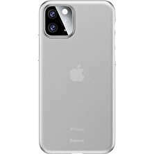 Baseus WIAPIPH65S-02 Wing Case Apple iPhone 11 Pro Max Ultra İnce Mat Kılıf Şeffaf