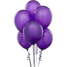 My Party Store Metalik Balon Mor 10'lu 0379