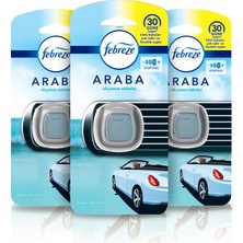 Febreze Hava Ferahlatıcı Araba Kokusu Okyanus Esintisi 2 ml 3lü Paket