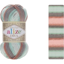 Alize Diva Batik El Örgü İpi 100 g 5550