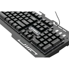 MF Product Strike 0197 Kablolu Rgb Gaming Klavye Siyah