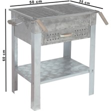 Metehan MTH-184 Çekmeceli Maltız Izgaralı Mangal